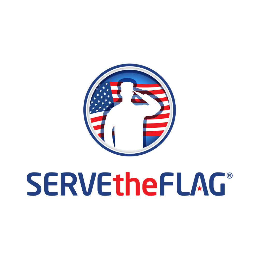 Plaques & Signs-Serve The Flag
