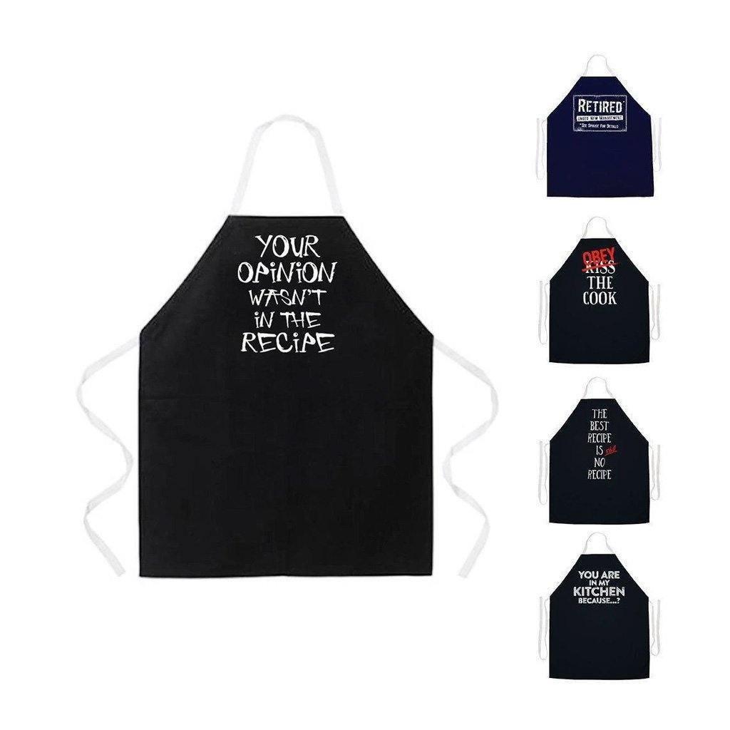 Retirement Gifts for Men, Funny Cooking Aprons for Women Retired BBQ Grill Grilling Apron for Dad, Mom, Coworkers, Friends 