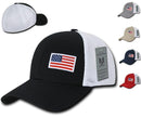 1 Dozen Aero Foam Flex USA Flag Military Mesh Baseball Cotton Caps Wholesale Lots!-Serve The Flag 2 image