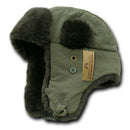 1 Dozen Aviator Bomber Faux Fur Flap Caps Hats Winter Trooper Trapper Wholesale Lots!-Serve The Flag 1 image