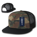1 Dozen Camouflage Flat Bill Foam Mesh Trucker Hats Caps Snapback Wholesale Bulk-Serve The Flag 10 image