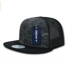 1 Dozen Camouflage Flat Bill Foam Mesh Trucker Hats Caps Snapback Wholesale Bulk-Serve The Flag 13 image