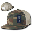 1 Dozen Camouflage Flat Bill Foam Mesh Trucker Hats Caps Snapback Wholesale Bulk-Serve The Flag 6 image