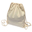 1 Dozen Cotton Natural Drawstring Sack Backpack Bag Tote Sports Wholesale Bulk-Serve The Flag 5 image