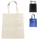 1 Dozen Cotton Plain Reusable Grocery Shopping Tote Bags 16inch Wholesale Bulk-Serve The Flag 2 image