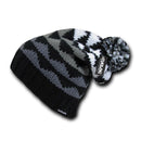 1 Dozen Cuglog K2 Slouch Beanies Pom Winter Cuffed Wholesale Lots-Serve The Flag 3 image