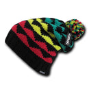 1 Dozen Cuglog K2 Slouch Beanies Pom Winter Cuffed Wholesale Lots-Serve The Flag 4 image