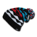 1 Dozen Cuglog K2 Slouch Beanies Pom Winter Cuffed Wholesale Lots-Serve The Flag 5 image