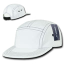 1 Dozen Decky 5 Panel Contra-Stitch 5 Panel Racing Jockey Biker Hats Wholesale-Serve The Flag 5 image