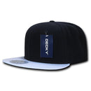1 Dozen Decky 6 Panel Polyester Brim Snapbacks Baseball Hats Caps Wholesale Lots-Serve The Flag 3 image