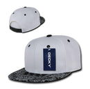 1 Dozen Decky Bandana Snapback Two Tone 6 Panel Flat Bill Hats Caps Wholesale Lots-Serve The Flag 9 image