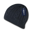 1 Dozen Decky Beanies Soft Stretchy Braided Knit Hats Caps Ski Wholesale Lot-Serve The Flag 5 image
