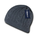 1 Dozen Decky Beanies Soft Stretchy Braided Knit Hats Caps Ski Wholesale Lot-Serve The Flag 6 image