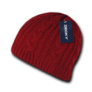 1 Dozen Decky Beanies Soft Stretchy Braided Knit Hats Caps Ski Wholesale Lot-Serve The Flag 8 image