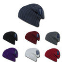 1 Dozen Decky Cable Knit Beanies Soft Loose Cozy Stylish Slouch Wholesale Lot-Serve The Flag 2 image