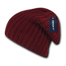 1 Dozen Decky Cable Knit Beanies Soft Loose Cozy Stylish Slouch Wholesale Lot-Serve The Flag 4 image