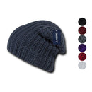 1 Dozen Decky Cable Knit Beanies Soft Loose Cozy Stylish Slouch Wholesale Lot-Serve The Flag 1 image