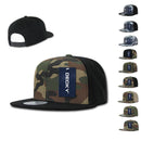 1 Dozen Decky Camouflage Flat Bill Baseball Hats Caps Snapback Wholesale Lots-Serve The Flag 1 image