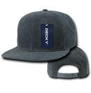 1 Dozen Decky Corduroy Snapback 6 Panel Constructed Baseball Hats Caps Wholesale Lots!-Serve The Flag 6 image