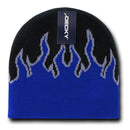 1 Dozen Decky Fire Flames Tribal Beanies Hats Caps Ski Skull Short Wholesale Lot-Serve The Flag 3 image