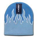 1 Dozen Decky Fire Flames Tribal Beanies Hats Caps Ski Skull Short Wholesale Lot-Serve The Flag 6 image