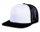 1 Dozen Decky Heavy Duty Flat Bill Two Tone Trucker Caps Hats Wholesale Lots-Serve The Flag 4 image