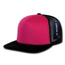 1 Dozen Decky Heavy Duty Flat Bill Two Tone Trucker Caps Hats Wholesale Lots-Serve The Flag 6 image