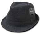 1 Dozen Decky Melton Fedoras Wool Band Caps Hats Hipster Miami Wholesale Lots-Serve The Flag 4 image