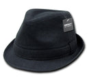 1 Dozen Decky Melton Fedoras Wool Band Caps Hats Hipster Miami Wholesale Lots-Serve The Flag 5 image