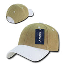 1 Dozen Decky New 6 Panel Jute Low Crown Structured Dad Hats Caps Wholesale Lots-Serve The Flag 13 image
