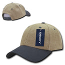 1 Dozen Decky New 6 Panel Jute Low Crown Structured Dad Hats Caps Wholesale Lots-Serve The Flag 5 image