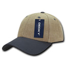 1 Dozen Decky New 6 Panel Jute Low Crown Structured Dad Hats Caps Wholesale Lots-Serve The Flag 6 image