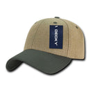 1 Dozen Decky New 6 Panel Jute Low Crown Structured Dad Hats Caps Wholesale Lots-Serve The Flag 10 image
