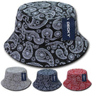 1 Dozen Decky Paisley Bandana Bucket Hat Hats Paisley Cotton Wholesale!-Serve The Flag 6 image