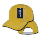 1 Dozen Decky Piped Racing 6 Panel Jersey Mesh Baseball Caps Hats Wholesale Bulk-Serve The Flag 11 image