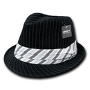 1 Dozen Decky Pinstripe Fedoras Hats Wholesale Lots-Serve The Flag 4 image