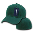 1 Dozen Decky Plain Fitted Curved Bill Baseball Hats Caps Wholesale Lot-Serve The Flag 7 image