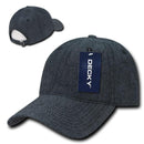 1 Dozen Decky Relaxed Washed Denim Low Crown Curved Bill Dad Hats Caps Wholesale-Serve The Flag 4 image