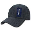 1 Dozen Decky Relaxed Washed Denim Low Crown Curved Bill Dad Hats Caps Wholesale-Serve The Flag 5 image