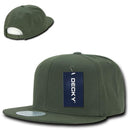 1 Dozen Decky Retro Flat Bill 6 Panel Snapback Baseball Caps Hats Wholesale-Serve The Flag 4 image