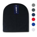 1 Dozen Decky Short Knitted Beanies Skull Ski Caps Hats Wholesale Lots!-Serve The Flag 1 image