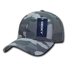 1 Dozen Decky Structured Camouflage Trucker Pre Curved Bill Caps Hats Wholesale Lots-Serve The Flag 7 image