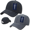 1 Dozen Decky Structured Washed Denim Low Crown Dad Caps Hats Wholesale Lot-Serve The Flag 7 image