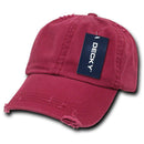 1 Dozen Decky Vintage Frayed Washed Vintage Polo Dad Hats Caps 6 Panel Wholesale-Serve The Flag 13 image