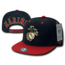 1 Dozen Jumbo Back series 2 Two Tone Air Force Navy Marines Coast Guard Hats Caps-Serve The Flag 6 image