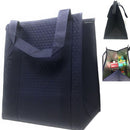 1 Dozen Large Big Thermo Insulated Reusable Grocery Shopping Tote Bags Lunch Cooler Box Wholesale Bulk-Serve The Flag 3 image