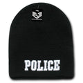 1 Dozen Law Enforcement Short Beanies Knit Caps Hats Wholesale Lots-Serve The Flag