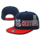1 Dozen Military Army Air Force Navy Marines Coast Guard Flat Bill D Day Series Hats Caps-Serve The Flag 5 image