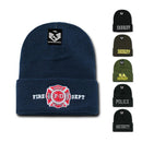 Rapid Dominance 1 Dozen Police Fire Dept Security Sheriff Border Patrol Long Cuffed Knit Beanies-Serve The Flag 2 image