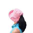 1 Dozen Ponytail Reversible Bucket Caps Hats Ramie Cotton Wholesale Bulk-Serve The Flag 6 image